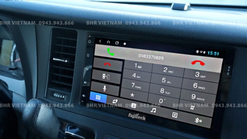 Màn hình DVD Android liền camera 360 Toyota Sienna 2014 - 2020 | Fujitech 360 